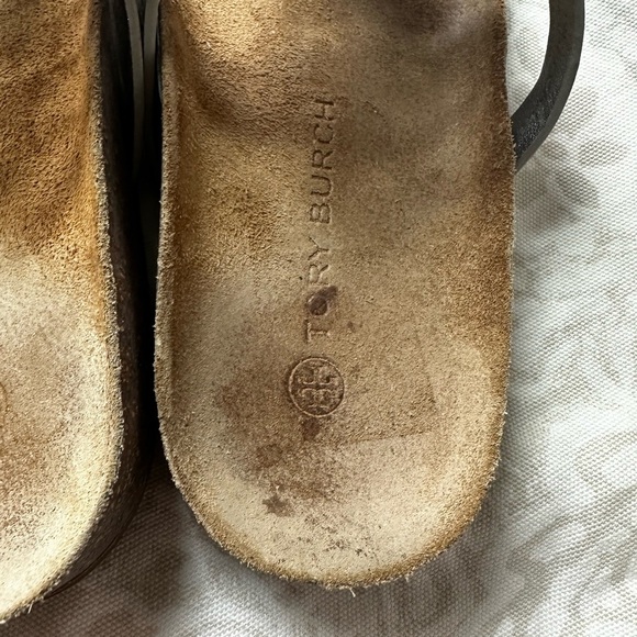 Tory Burch Silver and Brown Sandals - Picture 5 of 14